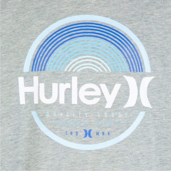 *Final Price* NEW Hurley Boys 2-Pack Hoodie/Shirt Set, Blue/Lt Gray, Size 5/6 - Picture 8 of 13